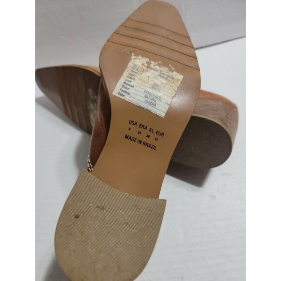 Code West Boots Wms Lt Brown / Tan Western Ankle Shoe Boot 6 - Picture 5 of 6